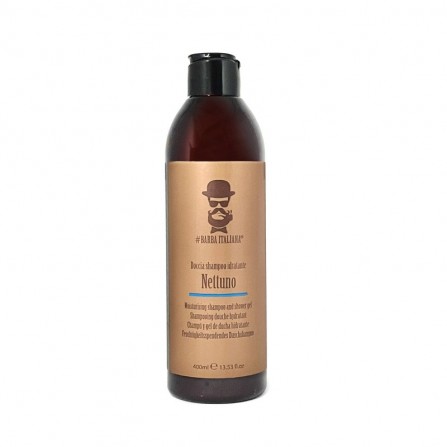BARBA ITALIANA NETTUNO Moisturizing Shampoo And Shower Gel ХИДРАТИРАЩ ШАМПОАН  ЗА КОСА И ТЯЛО 400ml